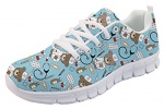 Coloranimal-Womens-Air-Cushion-Lightweight-Sneakers-Casual-DailyShoes-Trail-Running-Shoes-Cute-Cartoon-Pediatrics-Nurse-Bear-Design-Lace-Up-Footwear-0