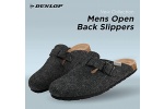 Dunlop-Zapatillas-Hombre-Casa-Pantuflas-Hombre-Abiertas-Babuchas-Hombre-Con-Forma-De-Zueco-41-47-0-4