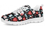 POLERO-Sneaker-Zapatillas-de-Deporte-Nurse-Bear-Electrocardiograma-para-Dama-Mujer-con-Cordones-36-Talla-Europea-0