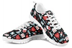 POLERO-Sneaker-Zapatillas-de-Deporte-Nurse-Bear-Electrocardiograma-para-Dama-Mujer-con-Cordones-36-Talla-Europea-0-3