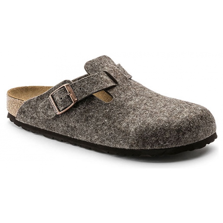 Birkenstock Boston Wool Felt - Zueco de invierno 