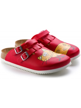 Birkenstock Professional Kay Flor Cat/Dog - Zueco estampado 