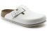 Birkenstock professional boston superagarre zuecos antideslizantes piel blanco 