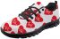 Coloranimal heartbeat 4 zapatillas sanitarias con dibujos blanco negro rojo 