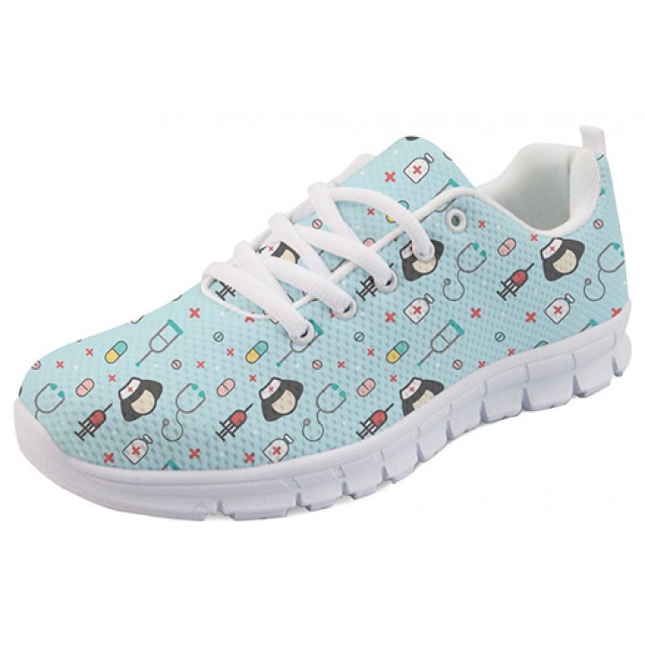 Nopersonality Cartoon Nurse 3 - Zapatilla de enfermera 