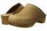 Sanita sirkit open zuecos madera cuero con tacon beige 