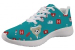 Showudesigns Bear Green - Zapatilla de enfermera 