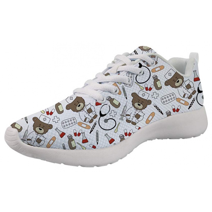 Showudesigns Bear Nurse White