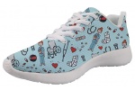 Showudesigns Nurse Print Blue - Zapatilla de enfermera 