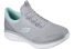 Skechers synergy 2 0 mirror image zapatillas deportivas de malla con cordones gris menta 
