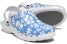 Suecos oden blomma zuecos estampados flores azul multicolor 