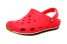 Zueco anatomico retro crocs rojo 