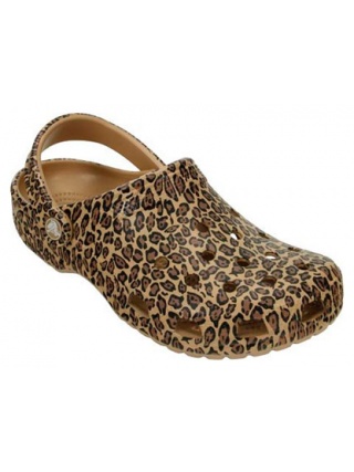 Crocs Classic Leopardo - Zueco estampado 