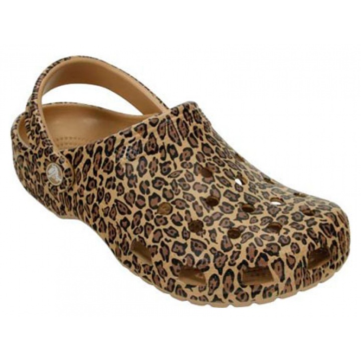 Crocs Classic Leopardo - Zueco estampado 