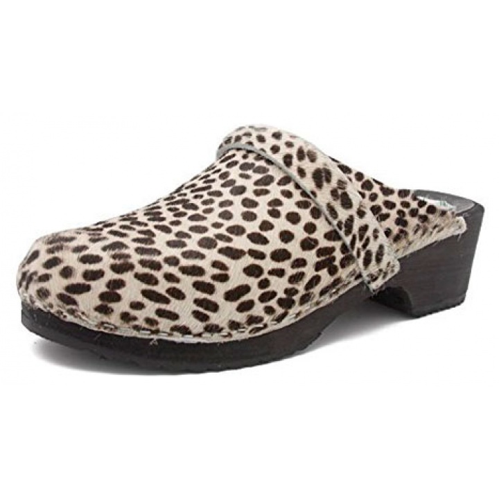 Gunnels Falun Leopardo - Zueco estampado 