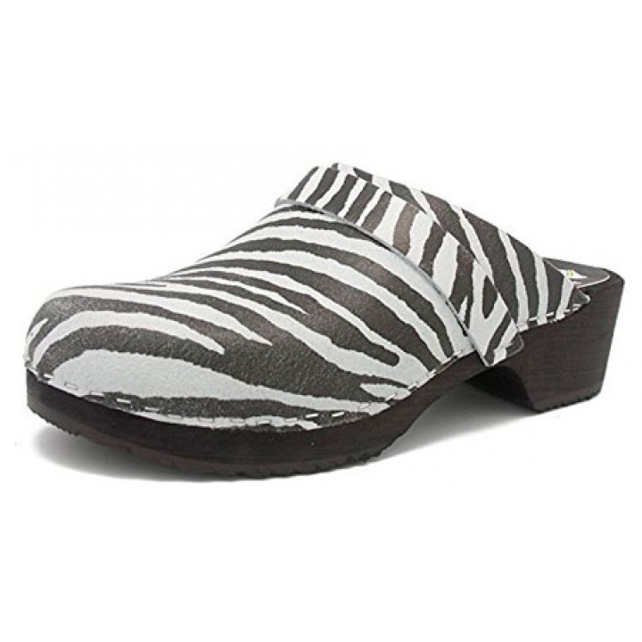 Gunnels Helsingborg Zebra - Zueco de piel 