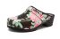 Zueco estampado sundsvall rosas gunnels negro 