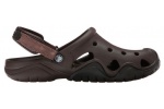 zueco-hombre-swiftwater-crocs-marron-5