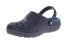 Zueco invierno hilo lined sabot crocs marino 