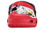 zueco-mickey-plaint-splatter-crocs-rojo-1