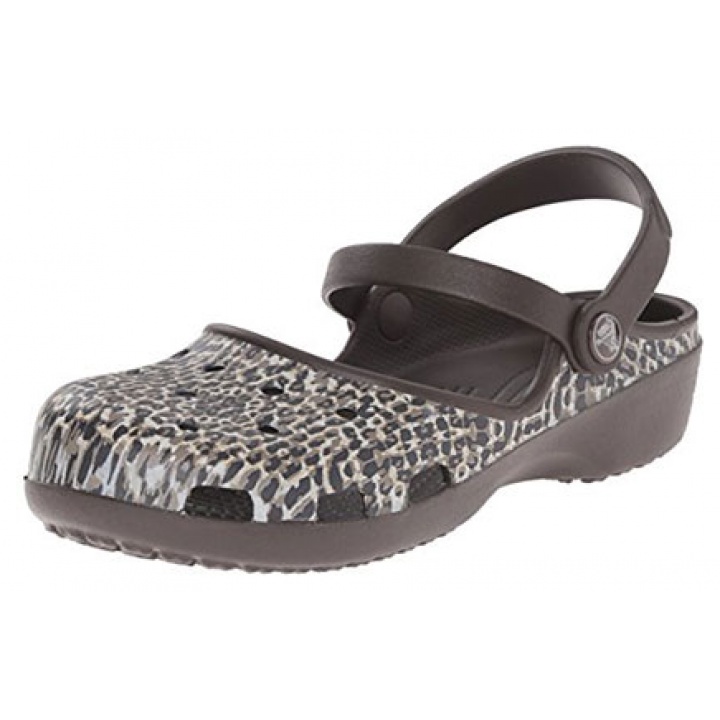 Crocs Karin Leopard - Zueco de mujer 